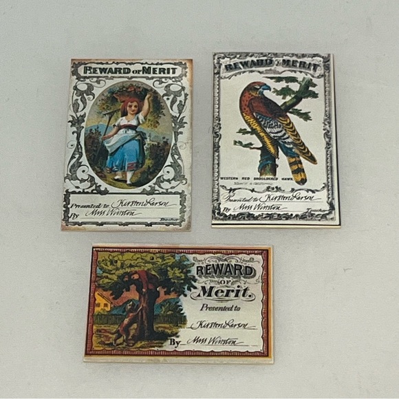 Vintage 1989 Pleasant Company American Girl Kirsten School Supplies Slate Reader - Picture 10 of 16